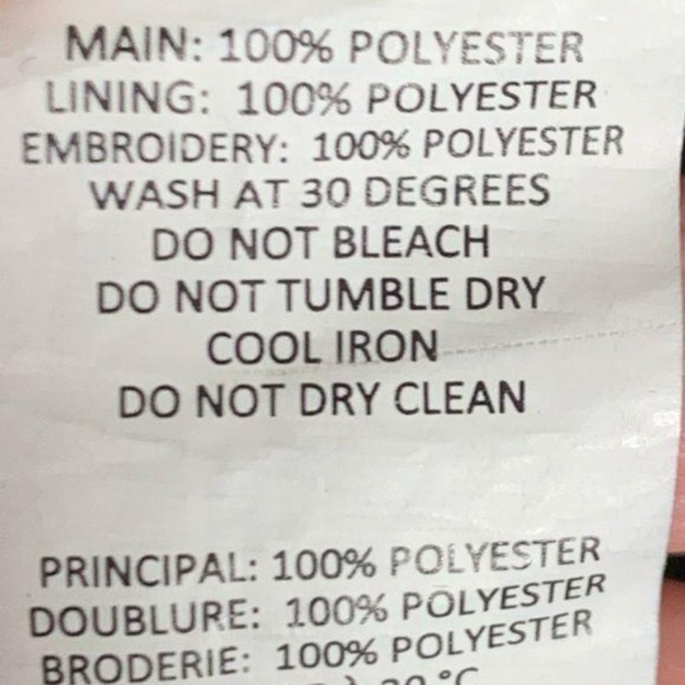 BOOHOO Floral Embroidered Long Sleeve Romper Black Size 4 - Picture 6 of 6